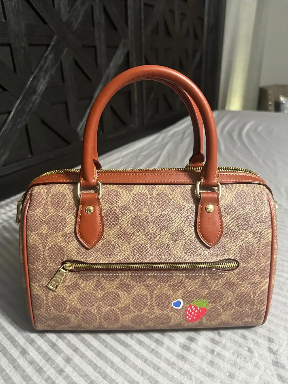 COACH Sticker Print Rowan & Matching Wrislet
